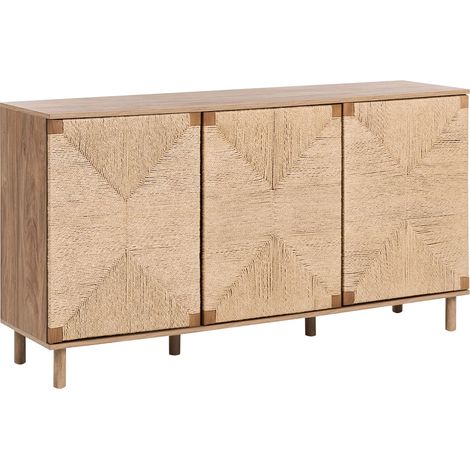 Sideboard mit 3 Türen BONDI Hellbraun (1/5)