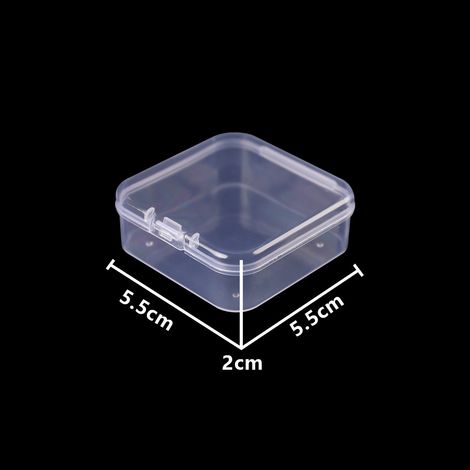 Boîte de rangement pour perles nano, accessoires, perles diamant, organisateur transparent pour bijoux, nail art et accessoires, pochette en plastique.[NX]