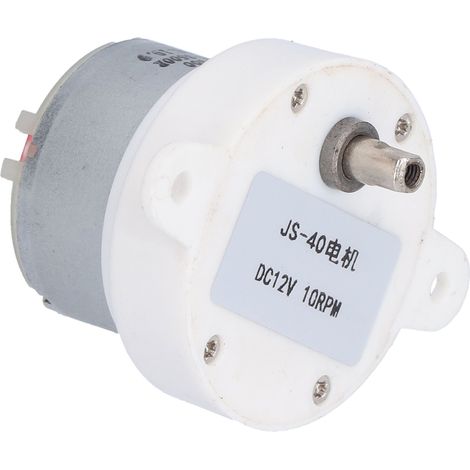 JS-40 DC12V 10RPM Getriebemotor Langsamlaufender Untersetzungsmotor für Finanzmaschinen, Büroautomation und andere Anwendungen (1/5)