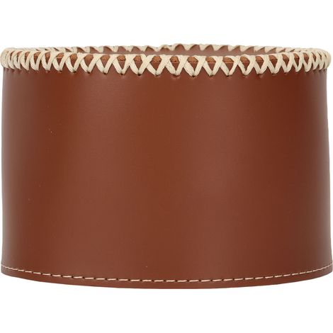 Étui de protection pour bouteille de gaz en simili cuir, housse de rangement étanche pour camping et randonnée, marron foncé (1/5)