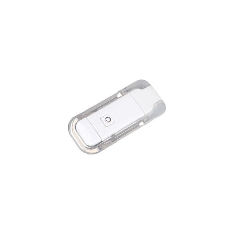 Faltbare Crezuo Klemm-Leselampe, 3 Lichtfarben, Augenschutz, tragbar, USB-aufladbar