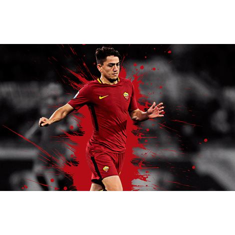 Papier peint panoramique Football - Joueur de Foot - 408 cm x 255 cm (1/2)
