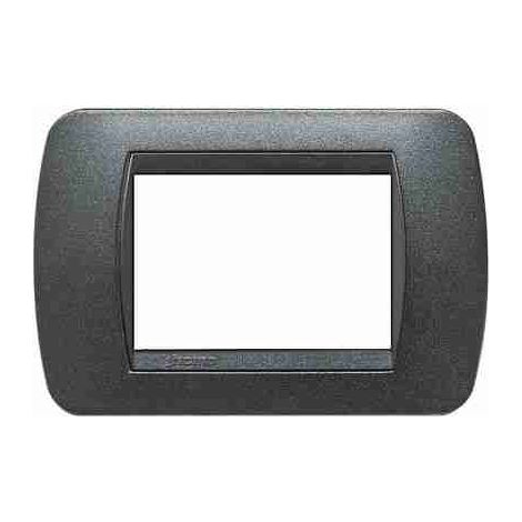 BTIL4803GFN Placca Livinglight 3 moduli