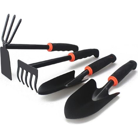 Set de quatre outils de jardinage robustes pour homme femme coffret cadeau pour jardinier contient les outils essentiels pour le jardin