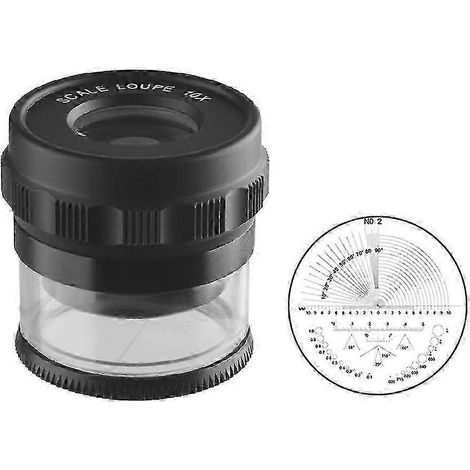 Loupe de mesure professionnelle améliorée avec support et échelle complexe (1/5)