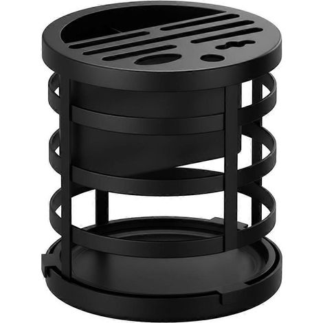 360°Rotation acier inoxydable support couteaux pour couteaux stands pour cutlery inserted bloc rangement B (1/5)