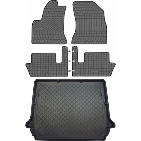 Citroen C4 Grand Picasso Minivan von 10/2006-08/2013 SET - Gummifußmatten + Kofferraummatte