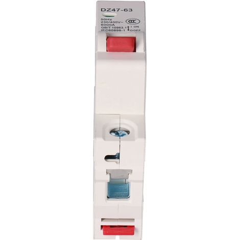 Disjoncteur monophasé (MCB) de protection contre les surcharges et les courts-circuits, accessoire pour applications domestiques 40 A