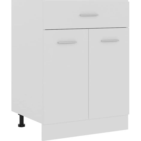 Maison Exclusive - Mueble bajo con cajón Lyon blanco 60x46x81,5 c (1/5)