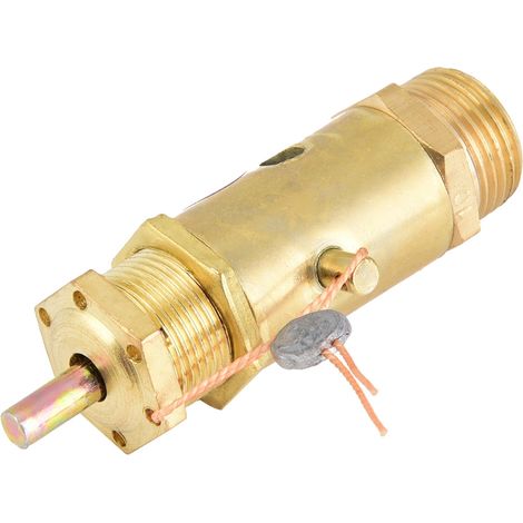Soupape de sécurité G3/8 pour chaudières à vapeur et générateurs de vapeur (10 kg) (1/5)
