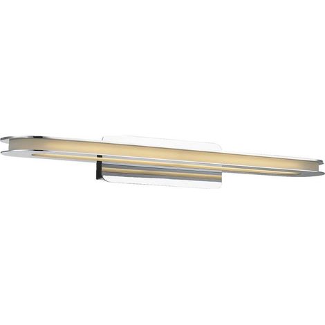 Italux Scarlett - Moderne LED Wandleuchte Chrom, Warmweiß 3000K 840lm