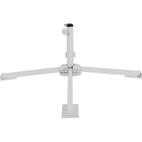 Pied de parasol pliable portable pour terrasse, plage et jardin. (1/5)