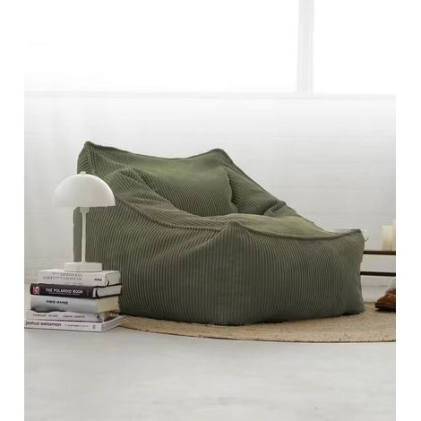 [GEBRAUCHT] B-Ware Mokebo Sitzsack Sessel Cord Lümmel Xxl Grau Bequem Wohnzimmer Lounge Sitzsack (1/2)