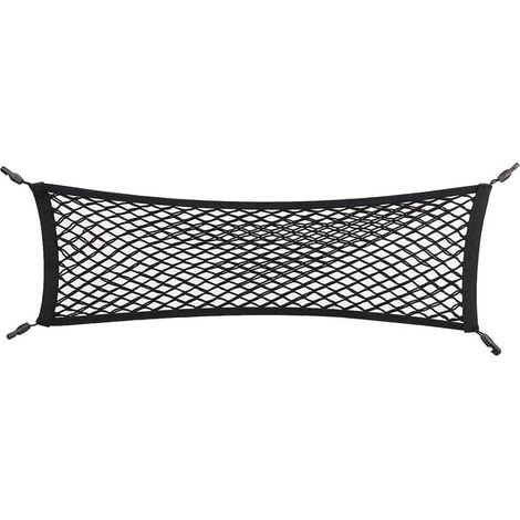 Filet de coffre arrière double couche haute élasticité pour voiture, compatible SUV, pour le rangement des bagages, dimensions : 90 x 30 cm (1/5)