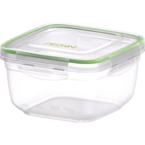 Contenitori Frigobox da Cucina Chiusura Ermetica Quadrato 1500 ml Pedrini (1/2)