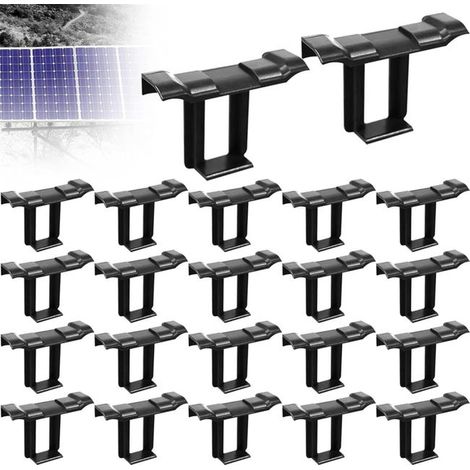 Paquete de 22 clips de drenaje de agua para paneles solares fotovoltaicos, 30 mm (1/5)