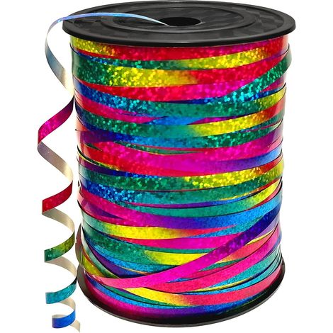 Eine Spule glattes Band – 450 m x 5 mm farbiges Geschenkband für Hochzeiten, Bastelarbeiten, Partys und zum Verpacken von Geschenken