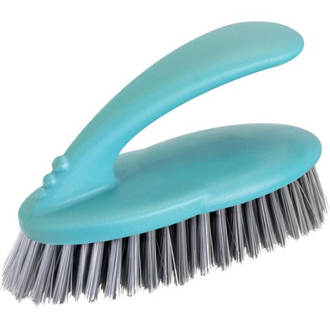Brosse de Nettoyage Multifonction pour vêtements, avec poignée Ergonomique et Poils durs, PP, Bleu, 16 x 7 x 9 cm (1/5)