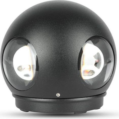 V-TAC 4W COB LED Kugel-Wandleuchte, Weiß, Warmweiß, IP65 (1/5)
