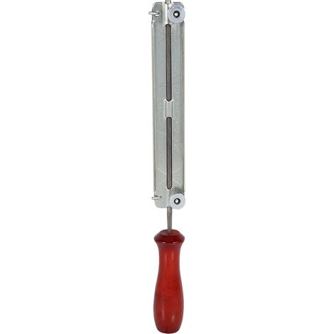 Kit de lime et affûtage pour chaîne de tronçonneuse avec support en bois (4.8mm) (1/2)