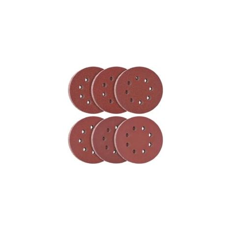 Disques Abrasifs Auto-agrippants 125mm, 60 pièces Disque de Ponçage, Disques Abrasifs, 40/60/80/120/240/320 Grains 6 trous Idéal pour Poncer/Polir/Dérouiller (1/5)