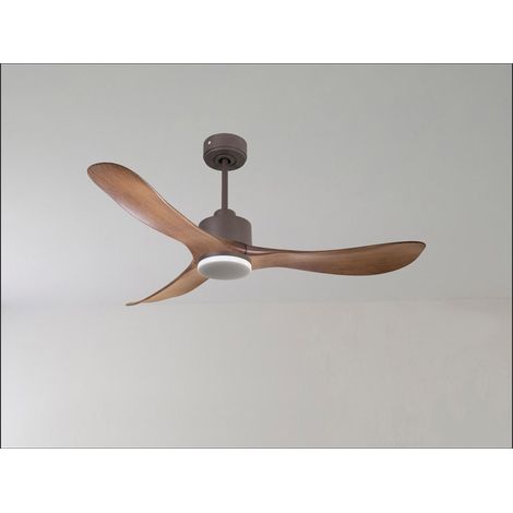 Le super destratificateur et ventilateur HVLS Ouray, 223 Cm design blanc pales noires , wifi thermostat. (1/5)