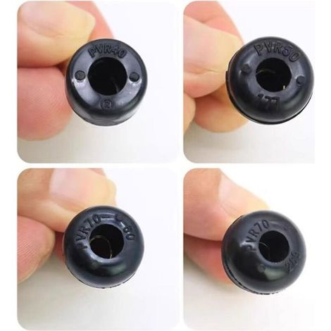 Valve De Pneu Moto - Laiton - Angle 60 À 90 Degrés - Base En Caoutchouc - 4 Pièces (1/4)