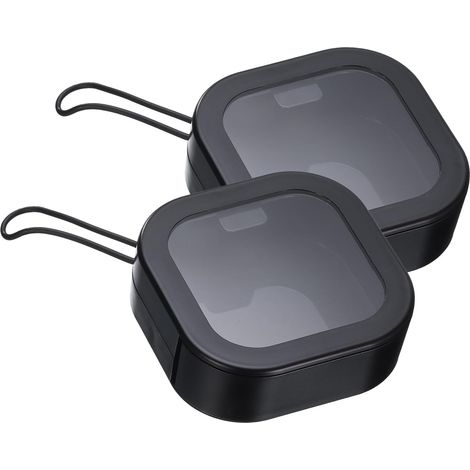 Set mit 2 Haaraccessoire-Organizern, tragbarer Organizer für Haargummis, ideal für Reisen, schwarz (1/5)