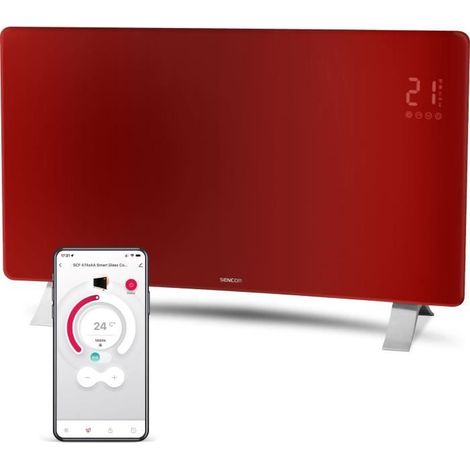 Sencor SCF 4742RD Elektrischer Heizkörper rot 2400 W (1/5)