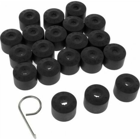 20x cache écrou noir capuchon protection bouchon plastique,Cache Ecrou (1/5)