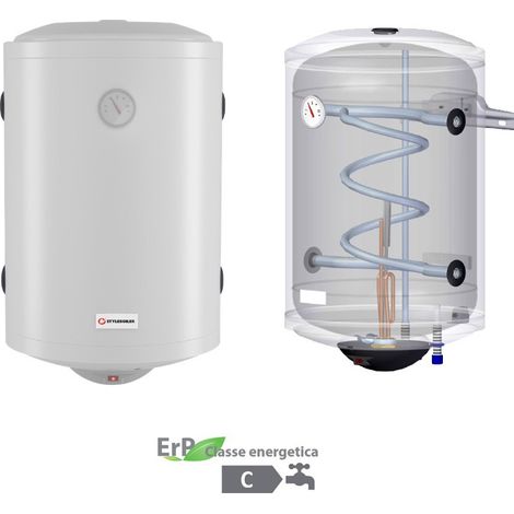 VF/T 80 DX/SX Scaldabagno Scaldacqua termoelettrico murale verticale 80 Litri 171868 (1/3)