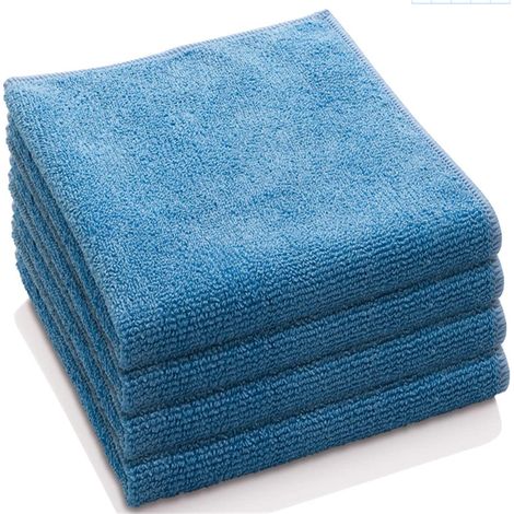 MIMOSON-Chiffons de nettoyage en microfibre 6 pièces, chiffons en microfibre ménagers plus doux, plus absorbants, non pelucheux pour la maison, la cuisine, la voiture, la fenêtre et la fenêtre 30 x 30 (1/5)