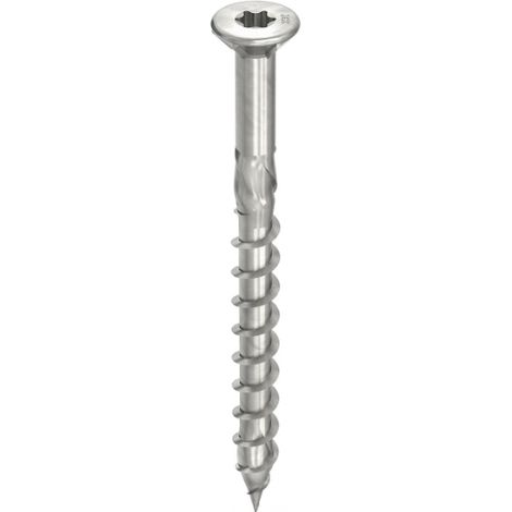 Vite per impalcati HECO-Topix-Plus - Ø5x60mm - Testa svasata - Filetto sotto la testa - T20 - Scatola da 200 - 61769