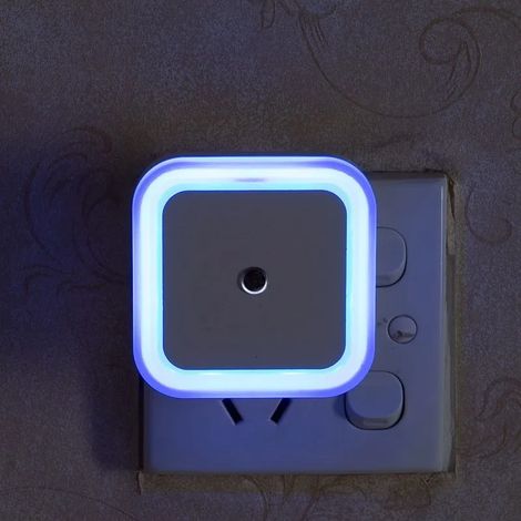 Veilleuse LED sans fil à capteur (bleue), conforme aux normes européennes (1/5)