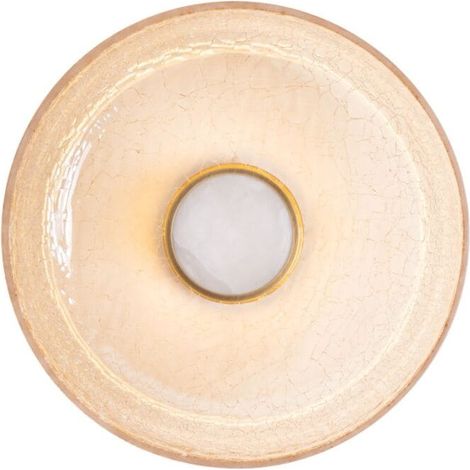 Applique ottone vetro ambra Ø35 LED 9W Maxlight W0353 (1/4)