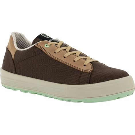 Parade VERGER S1P SRC scarpe da ginnastica eco-responsabili a bassa sicurezza Marrone / Beige 44 (1/5)