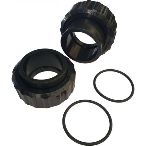 Hayward – Raccord union 50 mm pour pompe de piscine – Compatible Power Flo – Collet PVC, écrou de serrage, joints toriques – Branchement hydraulique