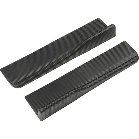 2 Stück Heckseitenschweller-Winglets im Carbonfaser-Stil, universelle Autolippen-Seitenschweller-Verlängerungsspoiler (1/5)