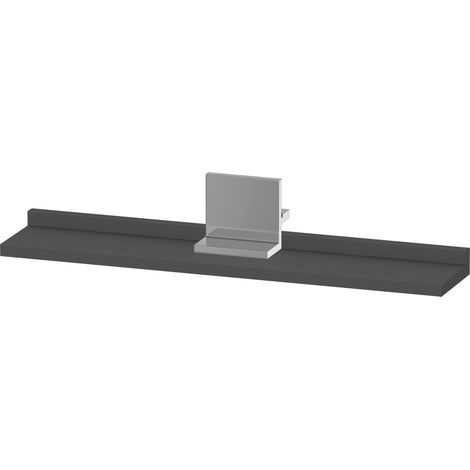 Tablette Duravit Sivida, support chromé, 600x115x35mm,