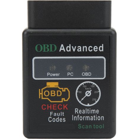 Ortviai Scanner de Diagnostic OBD2 Bluetooth V1.5 avec Puce 25K80 pour Voitures Compatibles OBD-II (1/5)