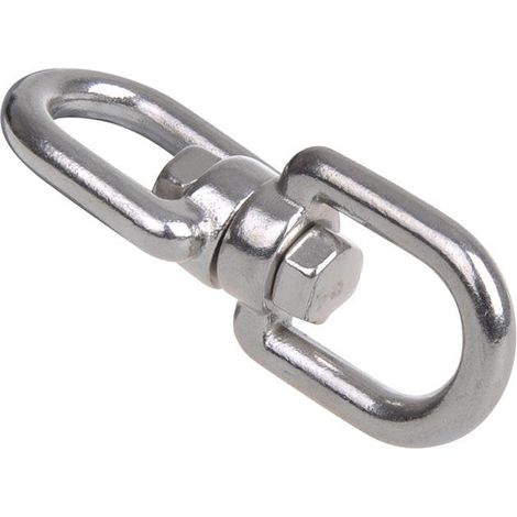 Grillo girevole 8mm rvs aisi 316 occhio - occhio 2500 dan (1/4)
