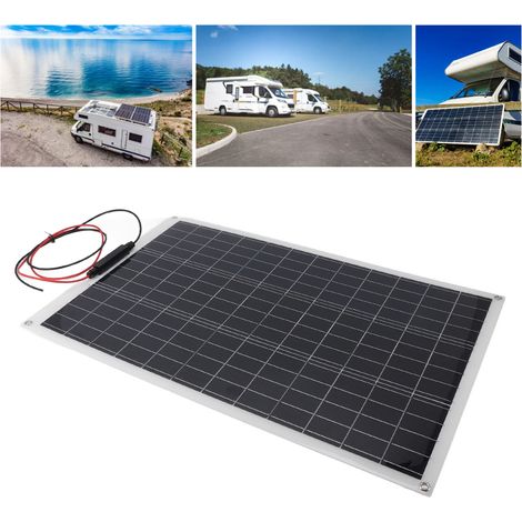 Zoternen – Panneau solaire monocristallin 300W 18V – Charge directe pour batteries 12V/18V – Installation facile pour camping et bateau