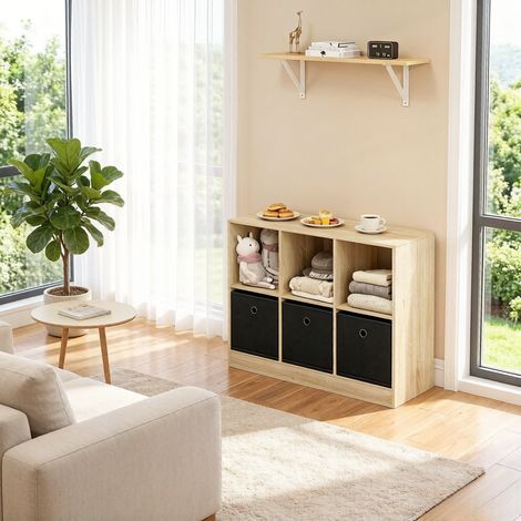 Étagère autoportante cube, bibliothèque moderne, meuble de salon, rangement cuisine, étagère de stockage unique (1/5)