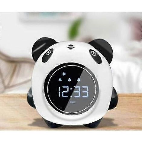 Réveil panda LED pour enfants - Affichage numérique, idéal pour la décoration des chambres d'enfants (1/4)