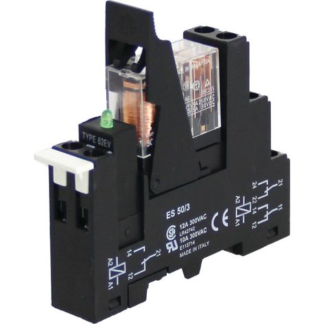 Module relais 24VDC 2RT 8A - CABUR - XCM2C024