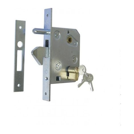 SERRURE A CROCHET AVEC GACHE ACIER ZINGUE - A27000 - TORBEL INDUSTRIE