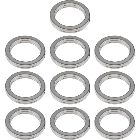 Pack de 10 Joints d'échappement Circulaires pour Collecteur 24X32X5mm Compatible avec Scooter 50cc (1/5)