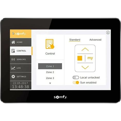 1860254 - Schermo Touch Lcd Somfy Animeo Ib 4 Zone