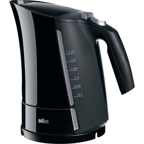 BRAUN WK500BK Bouilloire electrique Multiquick 5 - 1,6 L - Noir (1/4)
