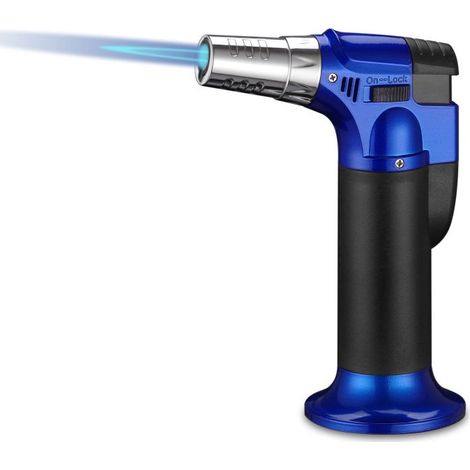 Bruleur a gaz de cuisine rechargeable avec sécurité pour caramélisation barbecue camping et pâtisserie outil de chef polyvalent (1/5)